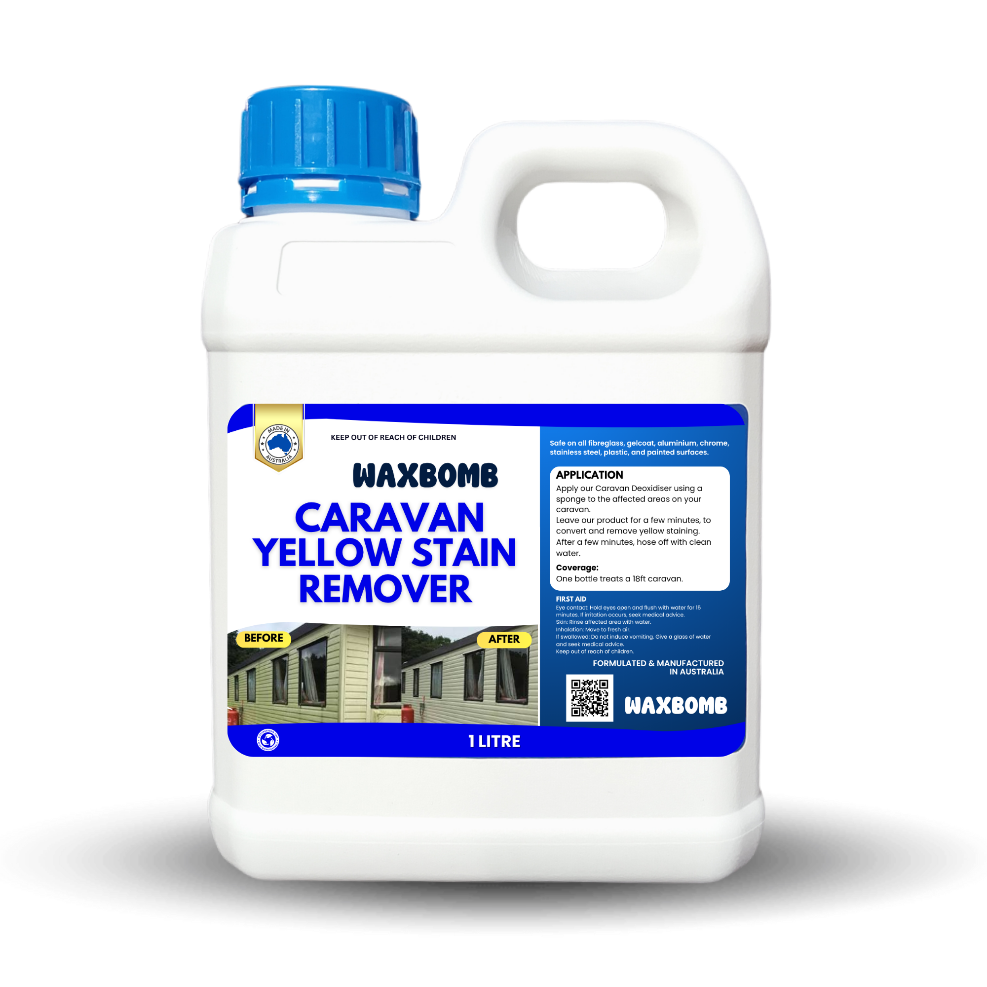WAXBOMB Caravan Yellow Stain Remover